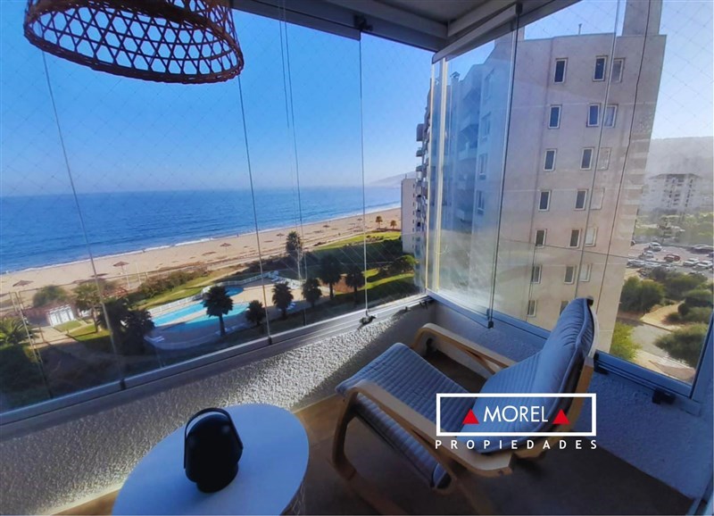 Departamento con espectacular vista panorámica al mar en Olas de Marbella, Maitencillo