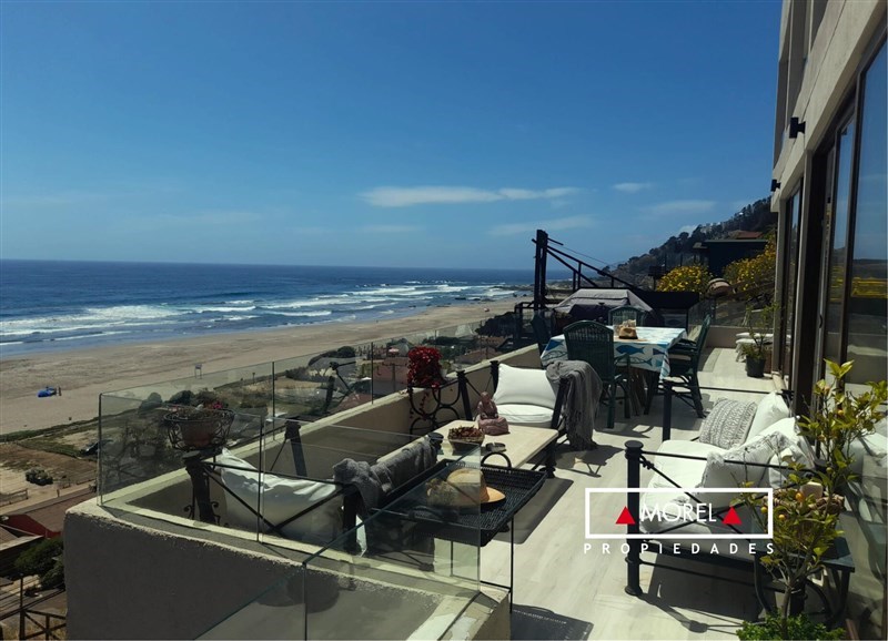 Maitencillo, vista al mar, condominio exclusivo compuesto por 3 excelentes casas de estilo mediterráneo con acceso media
