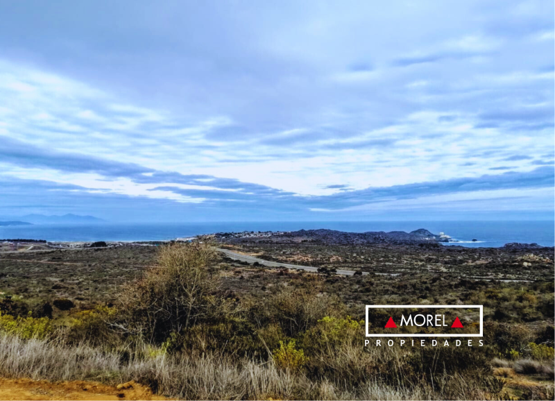 Exquisito sitio vista poniente en Condominio Rocas del Mar, Los Molles a 2 horas de Santiago. Vista al mar y ubicado en 